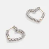 Velma Earrings - Gold/Pavé