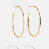 Verbena 18K Gold Vermeil Earrings - 24MM