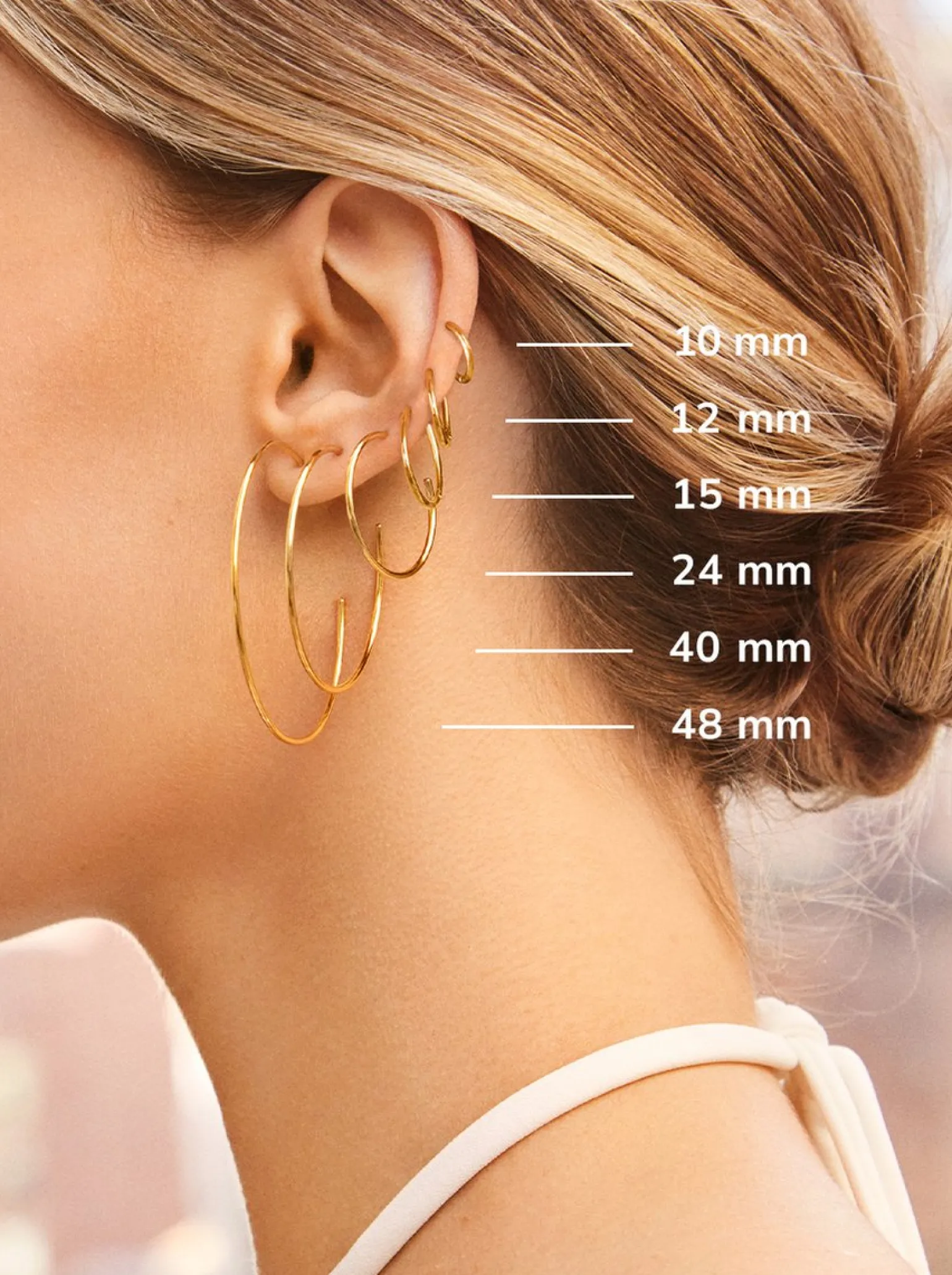 Verbena 18K Gold Vermeil Earrings - 15MM