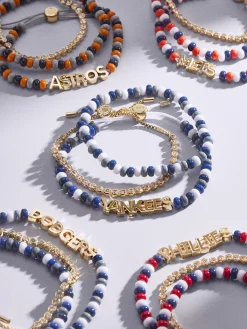 WEAR By Erin Andrews x BaubleBar New York Yankees Bracelet Set - New York Yankees