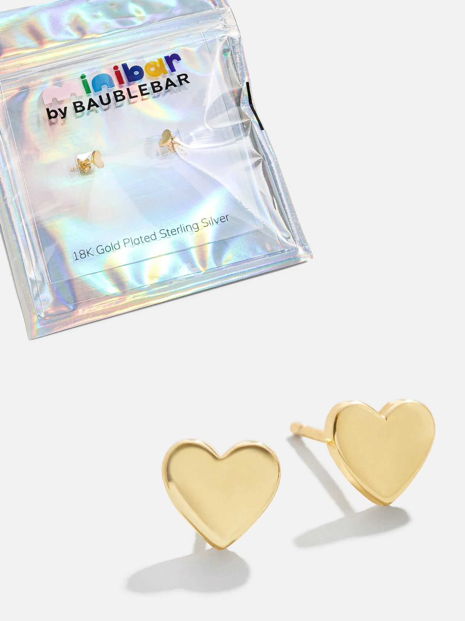 Whole Lotta Heart 18K Gold Vermeil Kids' Earrings - Heart