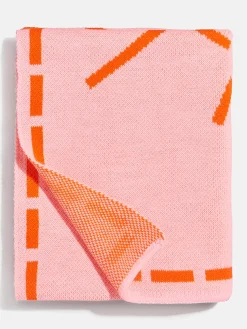 Wild At Heart Kids' Custom Blanket - Pink/Orange