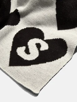 Wrapped in Love Custom Blanket - White/Black