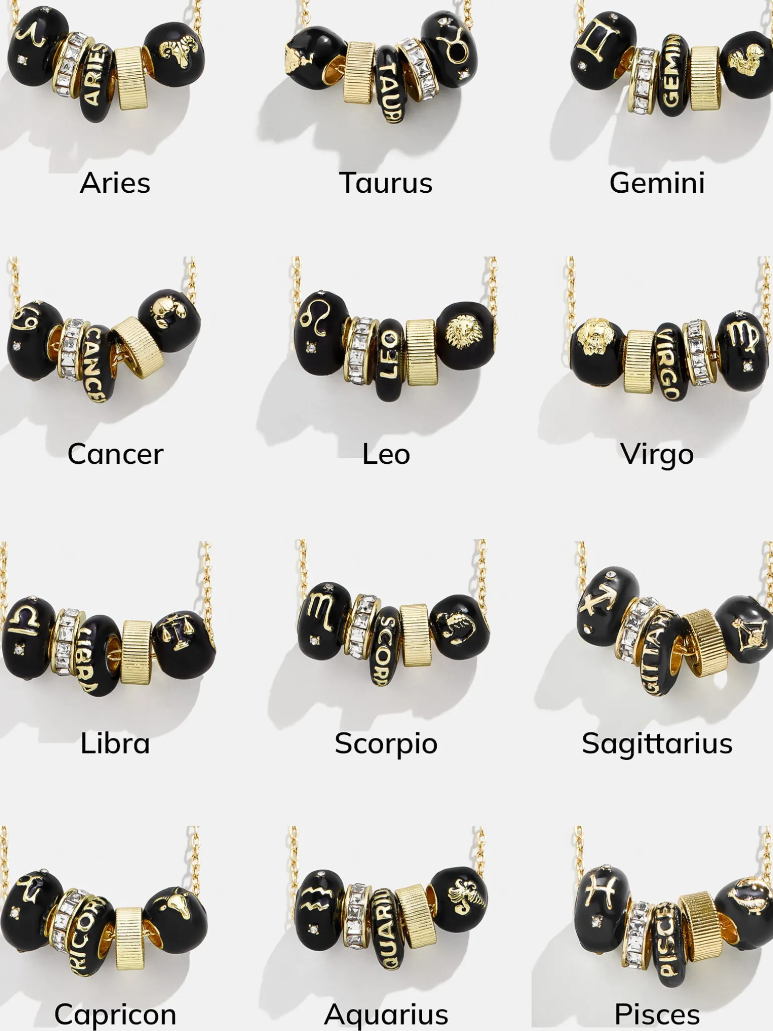 Zodiac Charm Necklace - Leo
