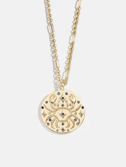 Zodiac Pendant Necklace - Cancer