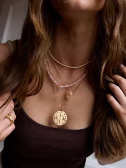 Zodiac Pendant Necklace - Libra